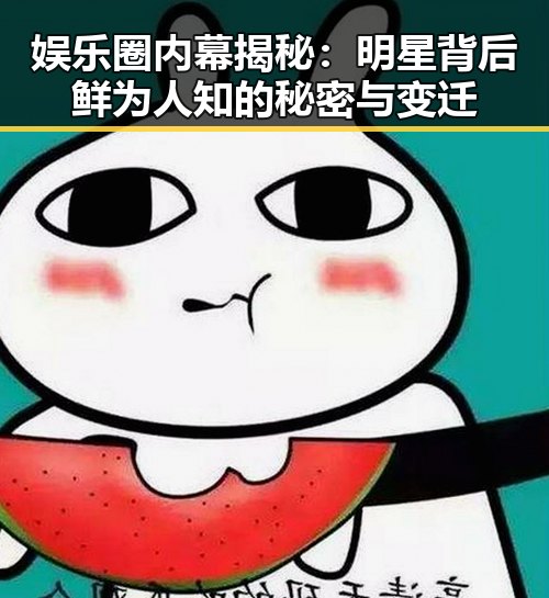 娱乐圈内幕揭秘：明星背后鲜为人知的秘密与变迁